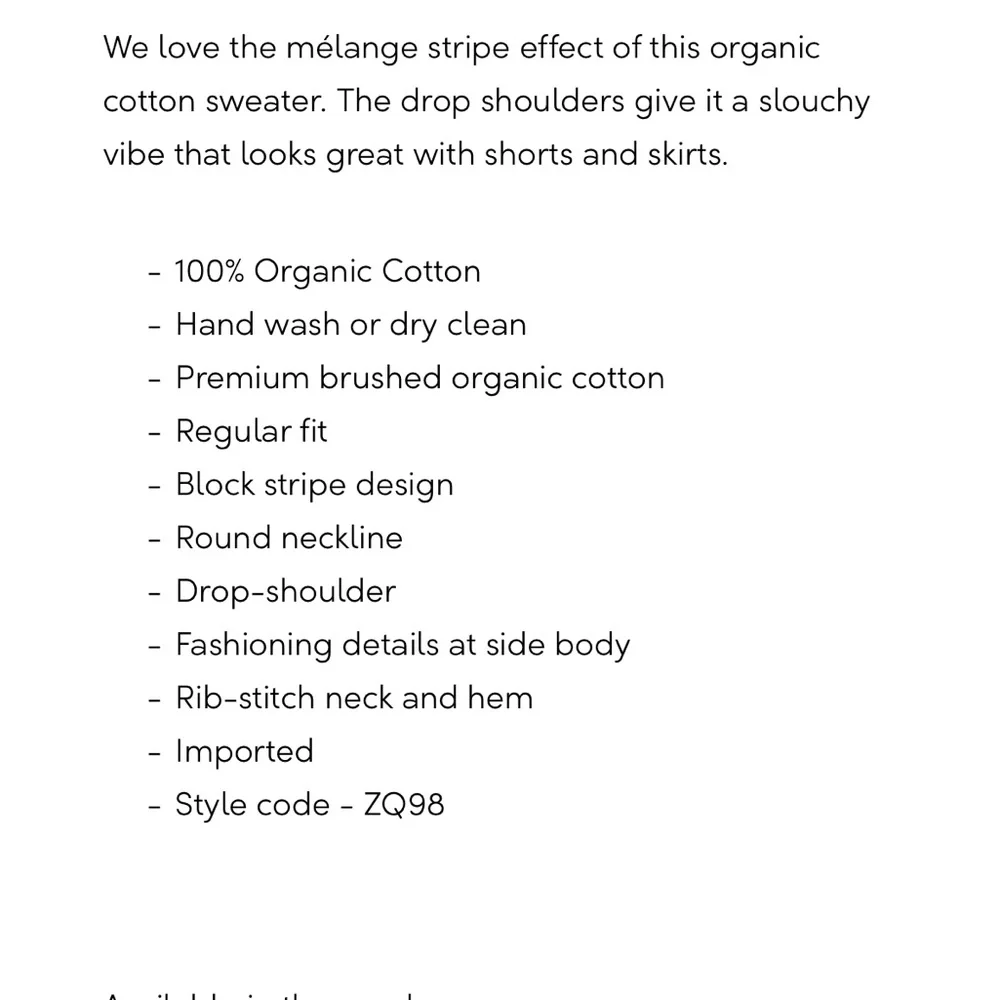 WRAP LONDON Women’s Blue and White Organic Cotton Sweater - Picture 8 of 8